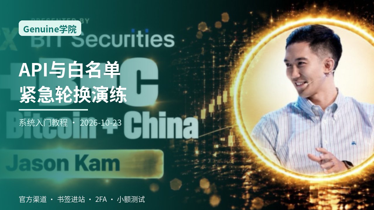 从零学习API密钥与提现地址白名单的紧急轮换演练：会话清理、异常授权排查与Web3账户安全系统化入门指南